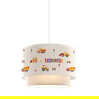 Lustra pentru copii Jannah, Pakoworld, 1 x E27, 30x30x70 cm, PVC, multicolor