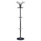 Cuier Nicolo, Pakoworld, 37x37x175 cm, metal/marmura, negru