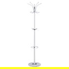 Cuier Nicolo, Pakoworld, 37x37x175 cm, metal/marmura, alb