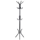 Cuier Piero, Pakoworld, 44x44x181 cm, metal, negru