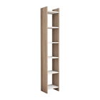 Corp biblioteca Darco, Pakoworld, 28.6x22x160 cm, PAL melaminat, maro/alb