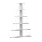 Corp biblioteca Tars, Pakoworld, 130x22x146 cm, PAL/metal, alb