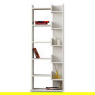 Corp biblioteca Oppa, Pakoworld, 61x22x162 cm, PAL melaminat, alb