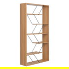 Corp biblioteca Tars, Pakoworld, 84x24x157 cm, PAL/metal, sonoma/negru