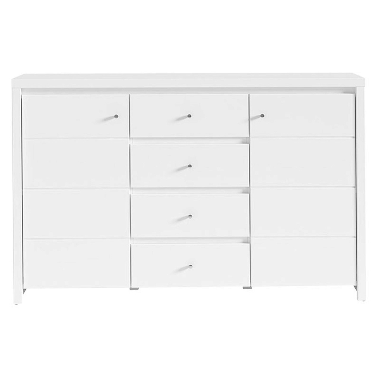 Bufet inferior Fansi, Pakoworld, 143.5x40.5x92 cm, PAL melaminat, alb
