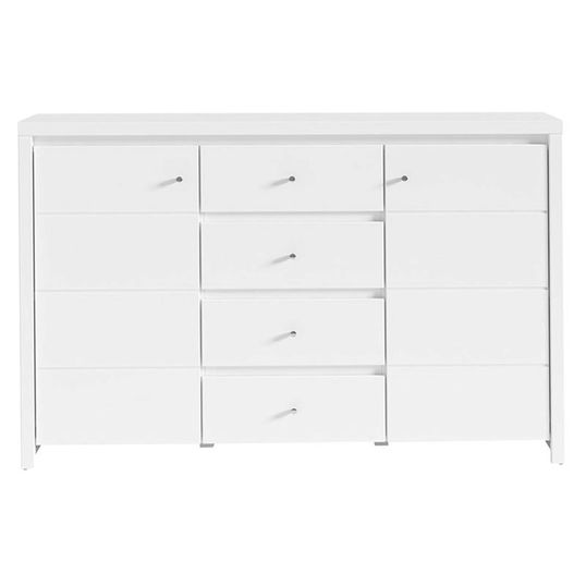 Bufet inferior Fansi, Pakoworld, 143.5x40.5x92 cm, PAL melaminat, alb