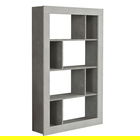Corp biblioteca Caring, Pakoworld, 94.5x27.3x145.8 cm, PAL/metal/MDF, gri/antracit