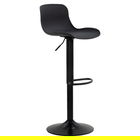 Scaun de bar Walden, Pakoworld, 40x43x80 cm, polipropilena/metal, negru