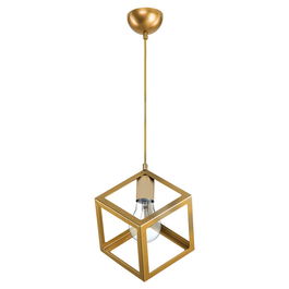 Lustra Deepora, Pakoworld, 20x20x70 cm, 1 x E27, 60W, metal, auriu