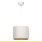 Lustra PWL-1115, Pakoworld, 22x22x60 cm, 1 x E27, PVC, crem/alb