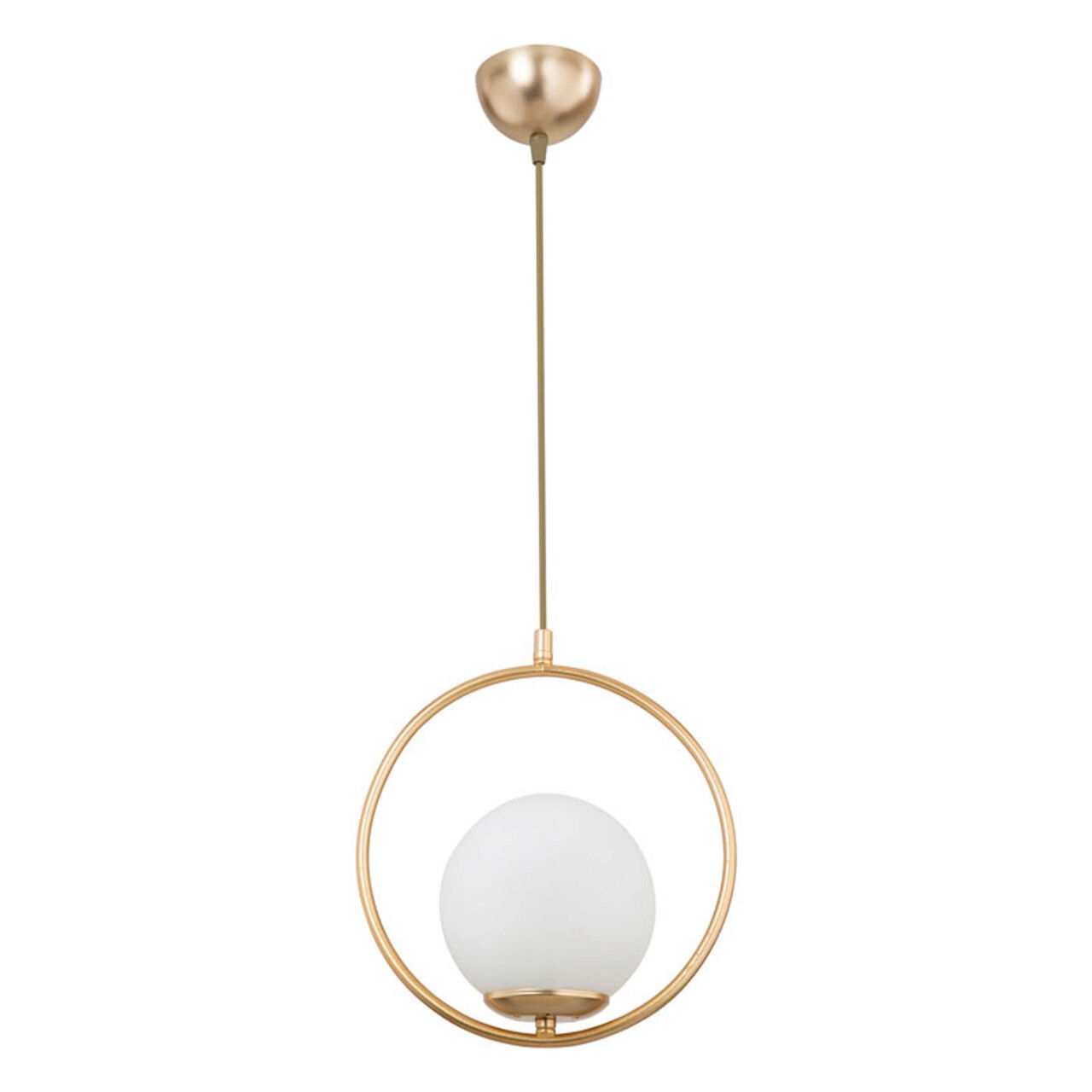 Lustra PWL-1193, Pakoworld, 26x26x75 cm, 1 x E27, 20W, metal, auriu