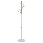 Cuier Marianna, Pakoworld, 37x37x169 cm, metal/marmura, alb/natural