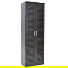 Pantofar cu 2 usi Sante, Pakoworld, 21 perechi pantofi, 60x37x183 cm, PAL melaminat, wenge