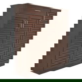 Pantofar cu 3 usi Sante, Pakoworld, 30 perechi pantofi, 120x37x123 cm, MDF/PAL, maro