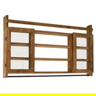 Raft de perete pentru bucatarie Puro, Pakoworld, 100x9x60 cm, lemn de pin, maro