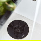 Sita pentru scurgerea de la chiuveta Easy Cook, Homla, 13 cm, silicon, negru