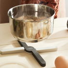 Suport pliabil pentru oale fierbinti Easy Cook, Homla, 20x3 cm, silicon, gri