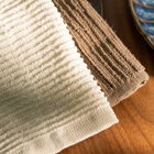 Set prosoape de bucatarie 6 piese Kaveh, Homla, 30x30 cm, bumbac, maro/alb