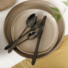 Set tacamuri 16 piese Abele, Homla, inox, negru