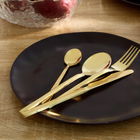 Set tacamuri 24 piese Aperi, Homla, inox, auriu