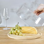 Platou servire Bambou, Homla, 28 cm, bambus/plastic, natur/transparent