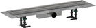 Pachet rigola de pardoseala Hansgrohe RainDrain Compact Complete 700mm pardoseli minim 63mm capac faiantabil