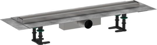 Pachet rigola de pardoseala Hansgrohe RainDrain Compact Complete 700mm pardoseli minim 63mm capac faiantabil
