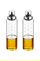 Set sticle dispenser ulei si otet, Planet X, 283PLN1209, Sticla, Transparent