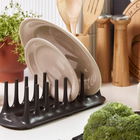Organizator farfurii Easy Cook, Homla, 34x13x9 cm, plastic, grafit