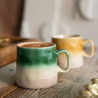 Cana Sanko, Homla, 300 ml, ceramica, verde/alb