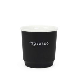 Ceasca Vamos, Homla, 100 ml, portelan, negru
