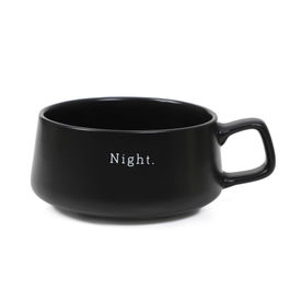 Cana Vamos, Homla, 300 ml, portelan, negru