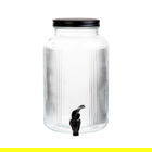 Dozator pentru bauturi Velmo, Homla, 6 L, sticla, transparent