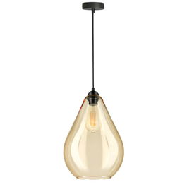 Lustra Miste, Homla, 24x180 cm, sticla/metal/plastic, bej