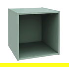 Raft modular Composite Cube, Bizzotto, 35x35x35 cm, PAL/MDF, verde sage