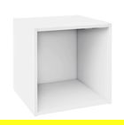 Raft modular Composite Cube, Bizzotto, 35x35x35 cm, PAL/MDF, alb
