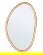 Oglinda decorativa Kennelly, Bizzotto, 50x2.5x80 cm, MDF/sticla, natural