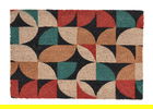 Covoras de intrare Zoelie, Bizzotto, 40x60 cm, fibra de cocos/PVC, multicolor