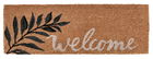 Covoras de intrare Valerie Welcome, Bizzotto, 25x75 cm, fibra de cocos/PVC, maro