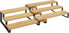 Set 2 suporturi pentru condimente Vasagle Spice, 32x24.5x11.2 cm, bambus/otel, natural
