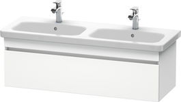 Dulap baza Duravit DuraStyle 123x44.8cm sertar cu inchidere lenta alb mat