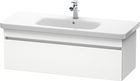 Dulap baza Duravit DuraStyle 113x44.8cm sertar cu inchidere lenta alb mat