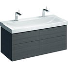 Dulap baza Geberit Xeno2 117.4cm cu patru sertare gri structurat