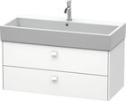 Dulap baza suspendat Duravit Brioso 984x442mm cu doua sertare alb mat