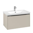 Dulap baza suspendat Villeroy & Boch Subway 3.0 772x429x478 mm cu un singur sertar gri Cashmere