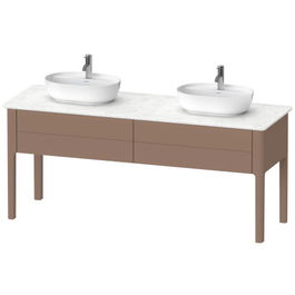 Dulap baza Duravit Luv cu doua sertare 1733x570mm migdala satinat mat
