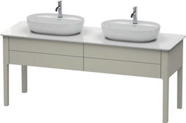 Dulap baza Duravit Luv cu doua sertare 1733x570mm taupe satinat mat lacuit