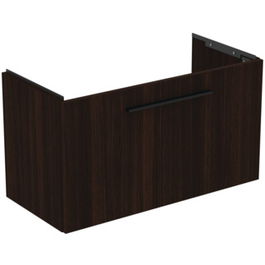 Dulap baza suspendat Ideal Standard i.life S cu un sertar 80cm stejar cafeniu