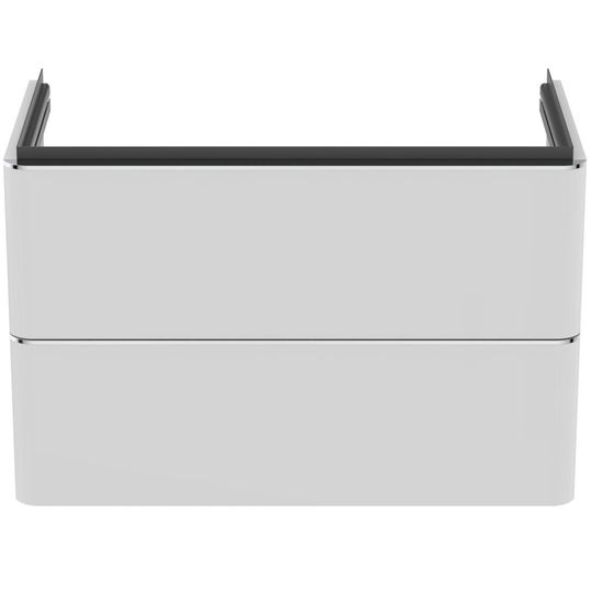 Dulap baza suspendat Ideal Standard Adapto 77x41cm cu doua sertare alb lucios