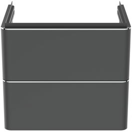 Dulap baza suspendat Ideal Standard Adapto 57x41cm cu doua sertare antracit mat